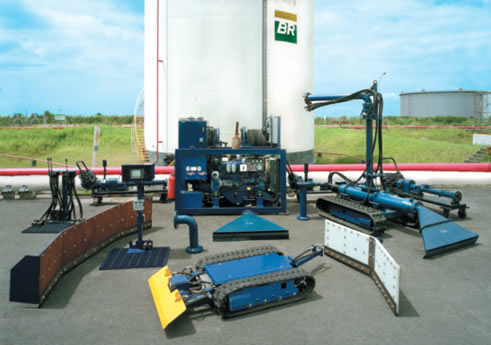 Mechanized of Cleaning for Storage Tanks and Lagoons